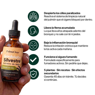 PulmoClear — Limpieza Pulmonar Para Fumadores