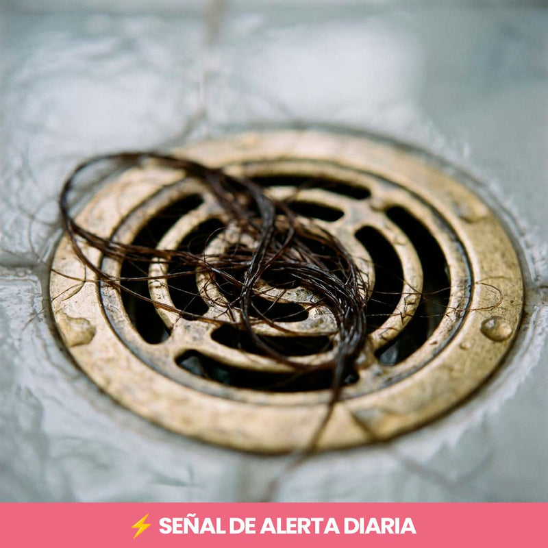 1. Mechones en la ducha cada mañana... y cada día son más